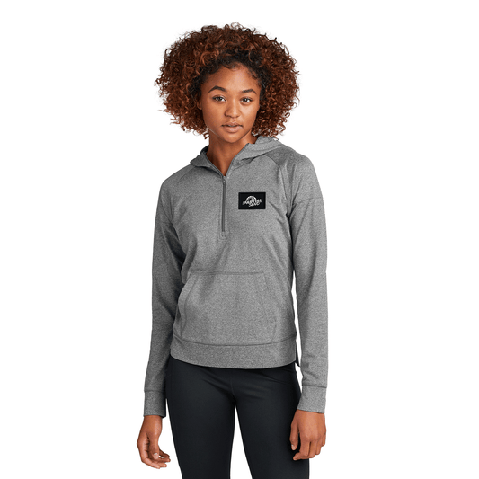 Ladies Performance Stretch 1/2-Zip Hoodie